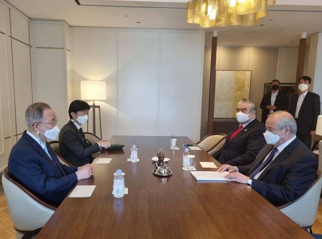 Глава МИД Узбекистана встретился с Председателем Ассамблеи Глобального института зеленого роста