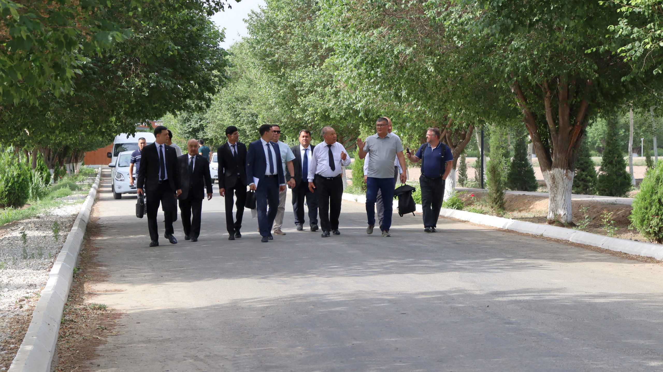 Ознакомительная поездка туркменской делегации.