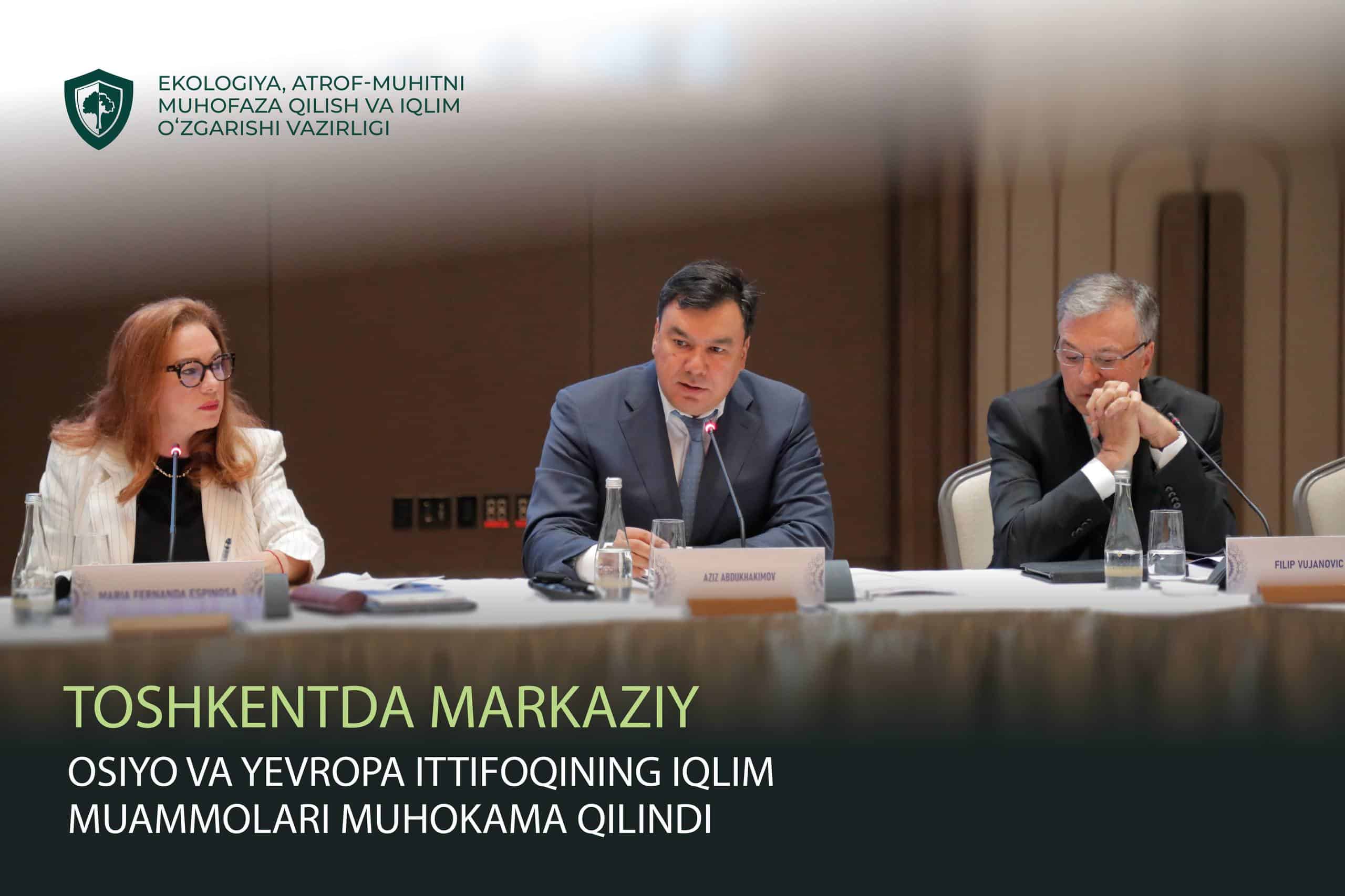 Climate Challenges of Central Asia and the EU Discussed in Tashkent